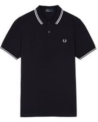 Fred Perry - Mens Twin Tipped Polo Shirt 9 - Lyst