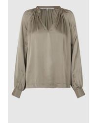 Second Female - Noma Tunic Blouse In Roasted Cashew - Lyst