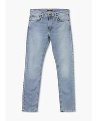 Nudie Jeans - Hombres lgados lgados jeans en días cálidos azules - Lyst
