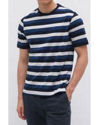 Circolo 1901 - Striped Soft Jersey Cotton T Shirt - Lyst
