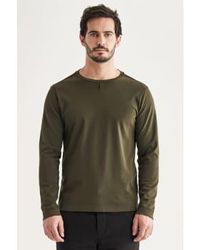 Transit - Raw Cut Details Cotton T-shirt Khaki Extra Large - Lyst