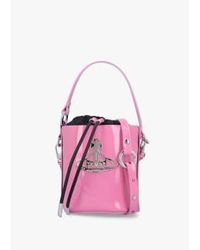 Vivienne Westwood - Womens Small Daisy Leather Drawstring Bucket Bag In Patent - Lyst