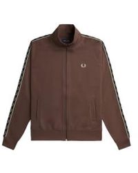 Fred Perry - Contrast Tape Track Carrington Brick / Warm - Lyst
