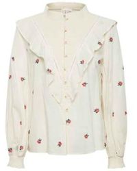Atelier Rêve - Irtoulouse Shirt Flower Embroidery S - Lyst
