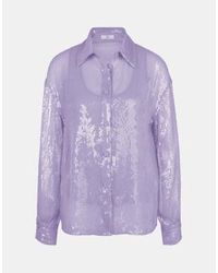 Riani - Lilac Sequin Shirt 10 - Lyst