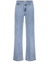 Anorak - Bouton rouge colette bleach nim jeans gran hauteur - Lyst