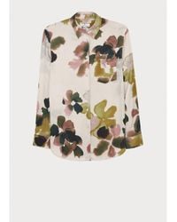 Paul Smith - Marsh Marigold Printed Relaxed Fit Shirt It42-uk10 - Lyst