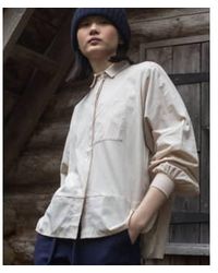 Beaumont Organic - Aw23 Annika Organic Cotton Shirt In Ecru - Lyst