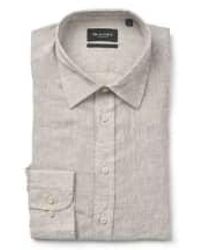 Sand Copenhagen - State Soft L/s Linen Shirt Beige 15.5" - Lyst