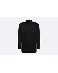 Dickies - Work Shirt Ls Xl / Negro - Lyst