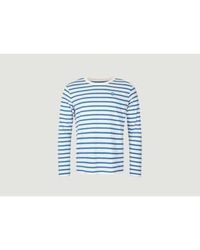 Knowledge Cotton - Striped Long Sleeve T-shirt - Lyst