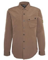 Barbour - International Control Overshirt Fossil M - Lyst