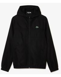 Lacoste - Mens Recycled Fiber Zipped Hooded Sport Jacket 1 - Lyst