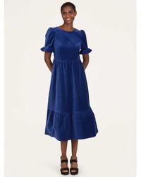 Thought - Alleegra Organic Cotton Velvet Midi Dress - Lyst
