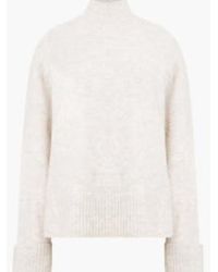 Great Plains - Carice Knit High Neck Jumper 10 - Lyst