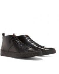 fred perry george cox creeper mid leather