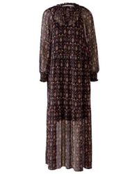 Ouí - Brown Printed Dress Uk 8 - Lyst