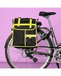 Goodordering - Neon Rolltop Backpack Black Pannier Black - Lyst