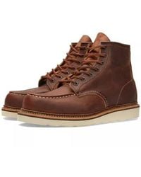 Red Wing - 1907 Heritage Work 6" Moc Toe Boot Copper Rough & Tough 40 - Lyst