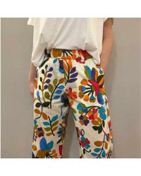 HOD - Pantalones floridos grans - Lyst