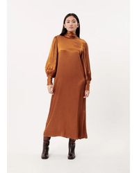 FRNCH - Long Sleeve Balloon Maxi Dress - Lyst