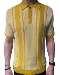 Gabicci - Dante Knitted Polo Shirt - Lyst
