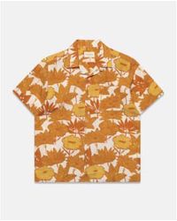 Far Afield - Selleck Short Sleeve Shirt Gold - Lyst
