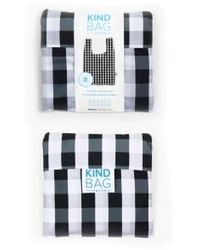 Kind Bag - Reusable Medium Shopping Gingham And White Check - Lyst