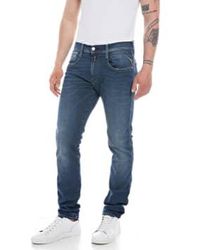 Replay - Hyperflex Re Used Anbass Slim Tapered Jeans Original - Lyst