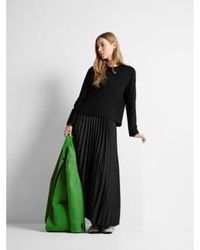 SELECTED - Satin Pleated Maxi Skirt 34 - Lyst