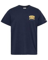 Tommy Hilfiger - College Graphic T-shirt Twilight Navy Small - Lyst
