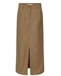 Sisters Point - Ela Skirt Taupe - Lyst