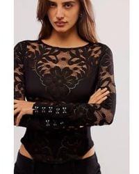 Free People - Top s roses sauvages - Lyst