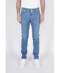 Tramarossa - Hellblau leonardo zip ss jeans - Lyst