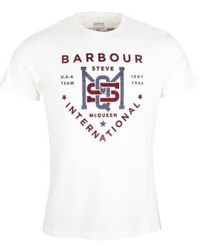 Barbour - Smq jet t-shirt whisper - Lyst