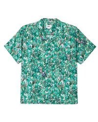 Obey - The Garden Woven Short Sleeved Shirt Fairway Multi - Lyst