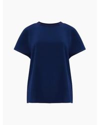 French Connection - Crepe Light Crew Neck Top - Lyst