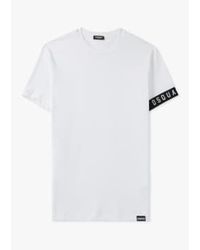 DSquared² - T-shirt technicolor en blanc - Lyst