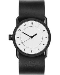 TID - No.1 33mm And Black Leather Wristband And Black Buckle Watch - Lyst
