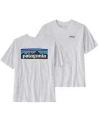 Patagonia - Camiseta Ms Logo Responsibili Tee Whi - Lyst
