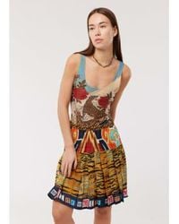 ME 369 - Diana Pleated Skirt Oriental L - Lyst