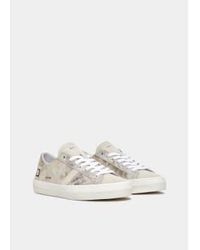 Date - Platinum Hill Low Stardust Sneakers - Lyst