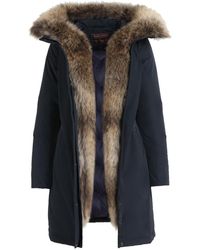 Woolrich Manteau de luxe boulder bleu nuit en polyester