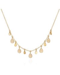 Anna Beck - ** Right Image? Teardrop Charm Collar Necklace Plated - Lyst