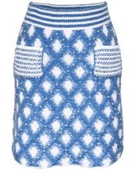 Jovonna London - Rombo Knitted Mini Skirt S/m - Lyst