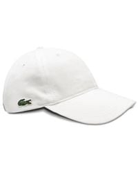Lacoste - Rk 4709 Embroidered Cotton Cap - Lyst