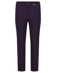 Robell - Bella paisley pantalon en violet 68 cm - Lyst