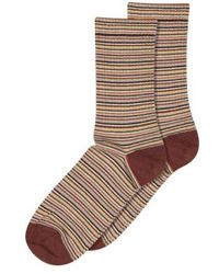 mpDenmark - Ada Ankle Socks Hot Chocolate 37-39 - Lyst