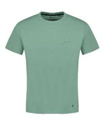 Faguo - T-shirt arcy cotton en vélo vert - Lyst