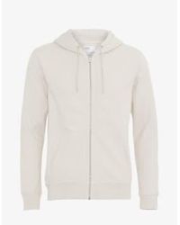 COLORFUL STANDARD - Sweatshirt classic organic zip hood elfenbeinweiß - Lyst